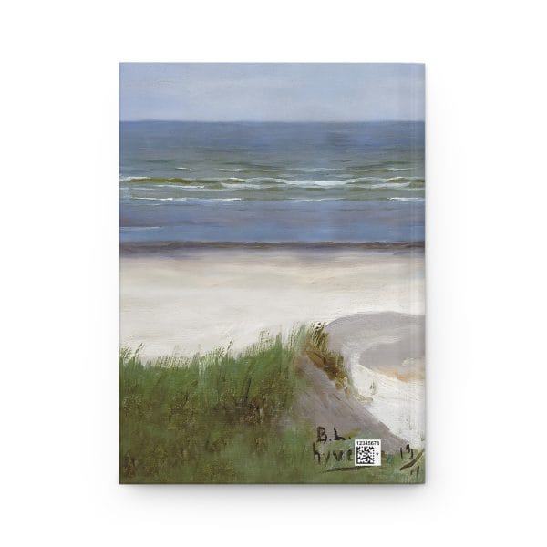 Berndt Lindholm - Boat on the Shore - (1870) - Coastal Serenity Hardcover Journal, Ruled Line - Image 3