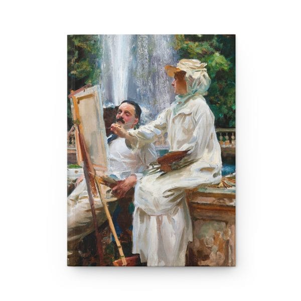 John Singer Sargent Masterpiece - The Fountain at Villa Torlonia, Artistic Hardcover Journal - Ruled Lined for Creative Minds - Image 2
