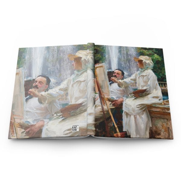 John Singer Sargent Masterpiece - The Fountain at Villa Torlonia, Artistic Hardcover Journal - Ruled Lined for Creative Minds - Image 5
