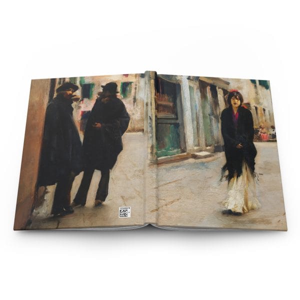 John Singer Sargent Iconic - Street in Venice, Elegant Art-Inspired Hardcover Journal, Ruled Line for Creative Minds - Image 5