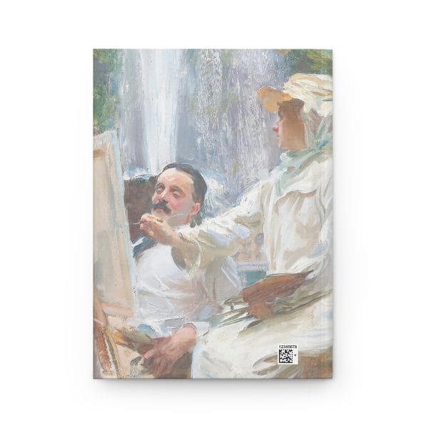 John Singer Sargent Masterpiece - The Fountain at Villa Torlonia, Artistic Hardcover Journal - Ruled Lined for Creative Minds - Image 3