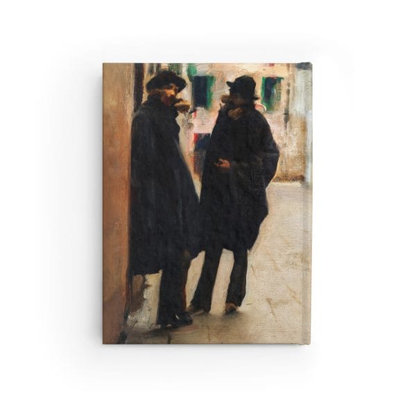 John Singer Sargent Iconic - Street in Venice,  Blank Notebook, Artistic Reflection Journal - Vintage Style Street Scenes - Image 3
