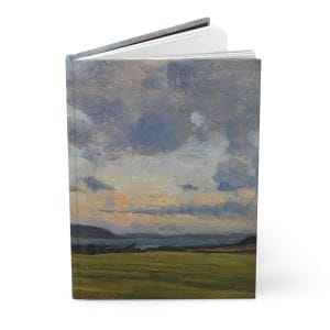 Berndt Lindholm’s masterpiece, Syyspilvia, Scenic Landscape Hardcover Journal - Ruled Line for Nature Lovers and Daily Journaling