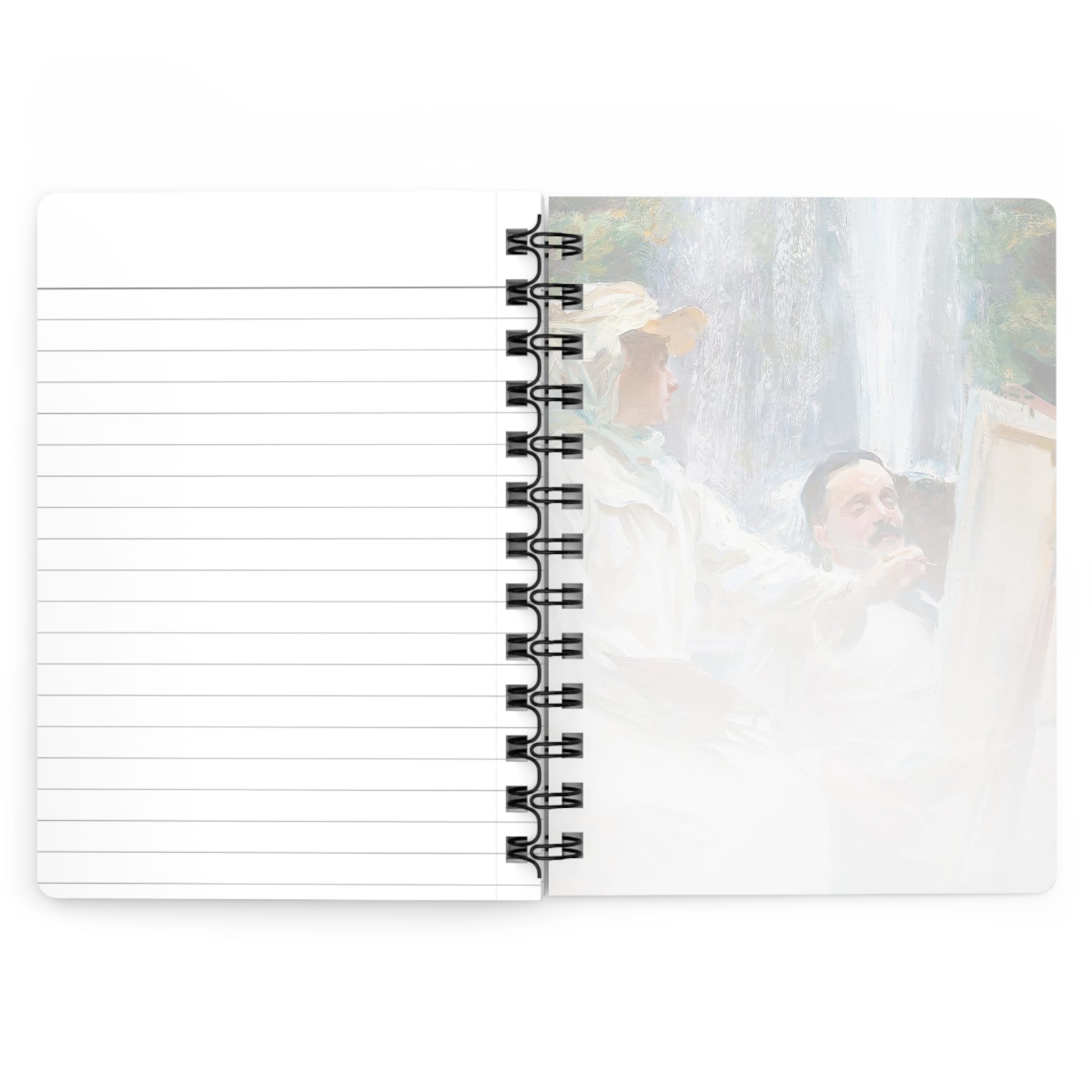 John Singer Sargent Masterpiece - The Fountain at Villa Torlonia, Artistic Spiral Bound Journal - Classic Painting Design for Creative Minds - Image 5