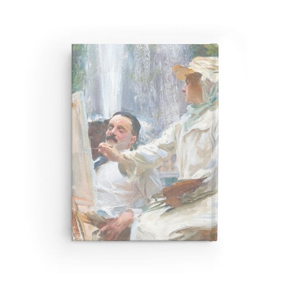 John Singer Sargent Masterpiece - The Fountain at Villa Torlonia, Artistic Inspiration Journal - Blank Sketchbook - Image 3