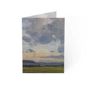 Berndt Lindholm’s masterpiece, Syyspilvia, Artistic Landscape Greeting Cards – Set of 1, 10, 30, or 50 Pieces