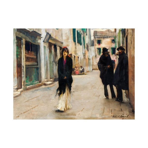 John Singer Sargent Iconic - Street in Venice, Elegant Matte Horizontal Art Poster - Vintage Street Scene Decor - Image 6