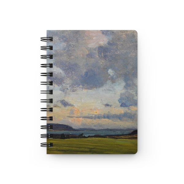 Berndt Lindholm’s masterpiece, Syyspilvia, Scenic Landscape Spiral Bound Journal - Perfect Gift for Nature Lovers & Creative Minds - Image 2