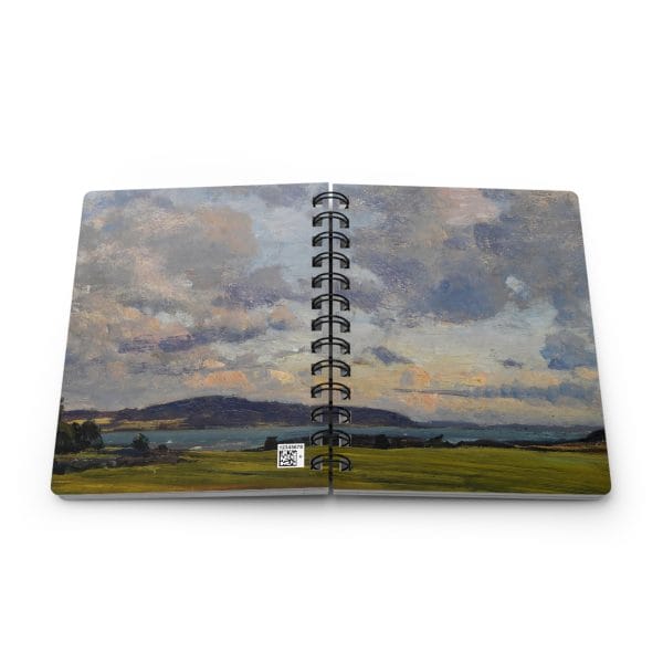 Berndt Lindholm’s masterpiece, Syyspilvia, Scenic Landscape Spiral Bound Journal - Perfect Gift for Nature Lovers & Creative Minds - Image 7