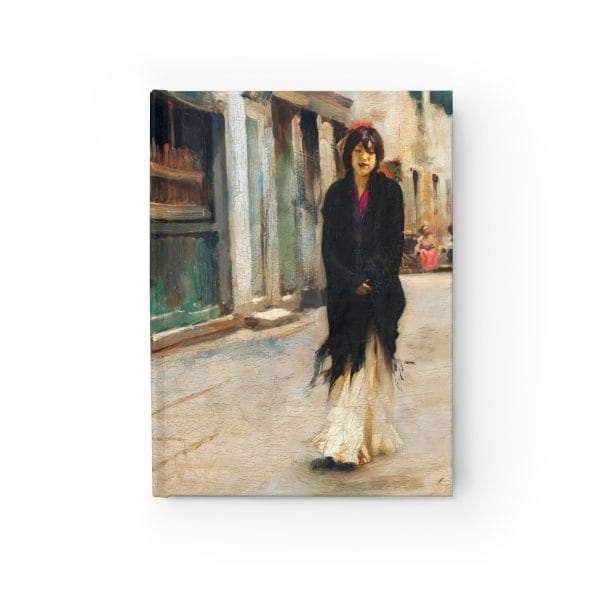 John Singer Sargent Iconic - Street in Venice,  Blank Notebook, Artistic Reflection Journal - Vintage Style Street Scenes - Image 2