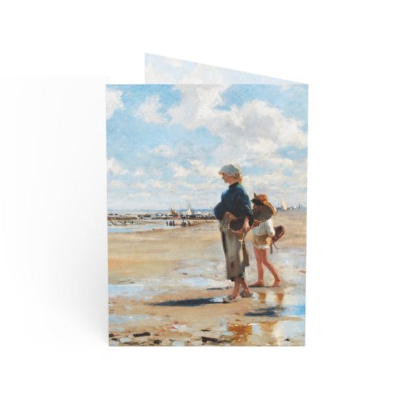 John Singer Sargent - En Route pour la Pêche - Artistic Greeting Cards for All Occasions,  Blank inside for Personal Messages - Image 2