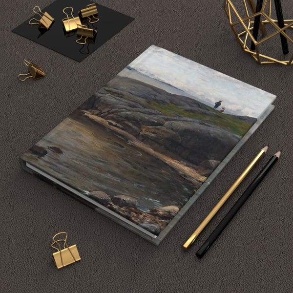 Berndt Lindholm Coastal View, Serene Landscape Hardcover Journal - Nature-Inspired Ruled Lined Notebook - Image 6