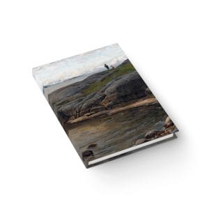 Berndt Lindholm Coastal View, Nature-Inspired Blank Journal - Serene Seascape Design for Reflection and Inspiration