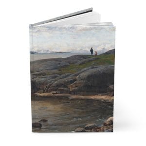 Berndt Lindholm Coastal View, Serene Landscape Hardcover Journal - Nature-Inspired Ruled Lined Notebook