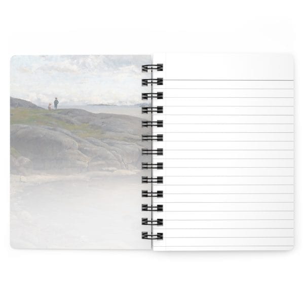 Berndt Lindholm Coastal View, Serene Landscape Nature-Inspired Spiral Bound Journal - Image 4