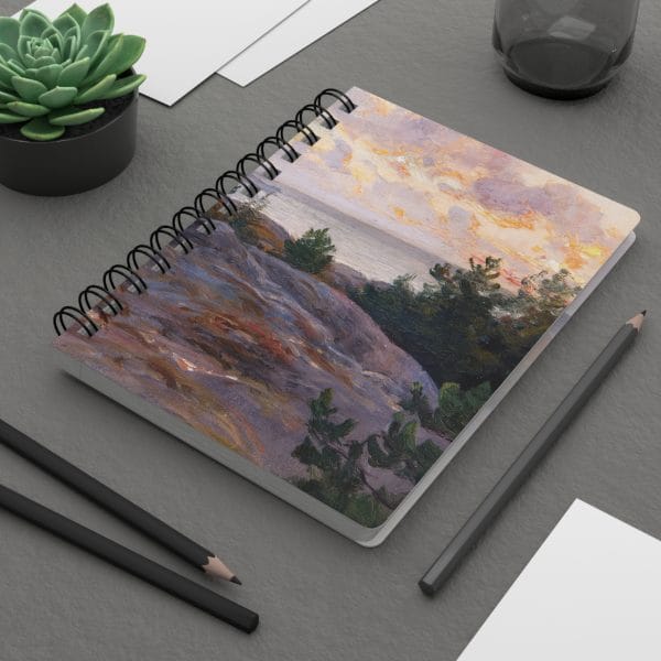 Berndt Lindholm - Cliffs by the Shore - Stunning Nordic Coastal Art, Spiral Bound Journal - Image 8