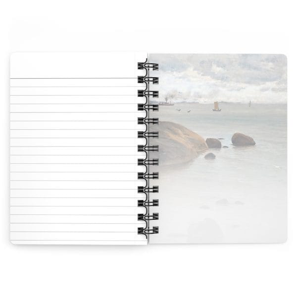 Berndt Lindholm Coastal View, Serene Landscape Nature-Inspired Spiral Bound Journal - Image 5