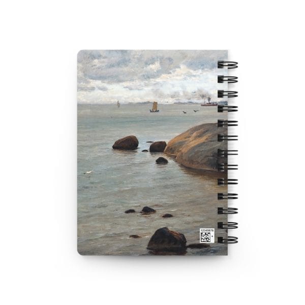 Berndt Lindholm Coastal View, Serene Landscape Nature-Inspired Spiral Bound Journal - Image 3