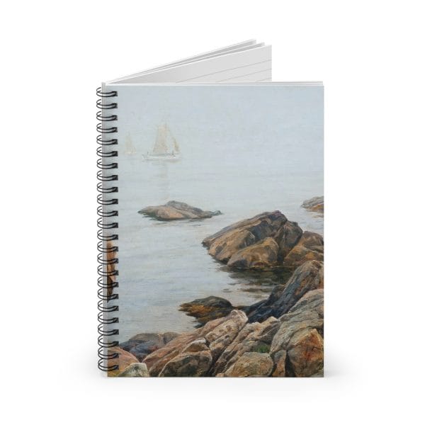 Berndt Lindholm - Fiskare i Morgondimma, Spiral Notebook - Ruled Line