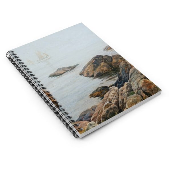 Berndt Lindholm - Fiskare i Morgondimma, Spiral Notebook - Ruled Line - Image 3