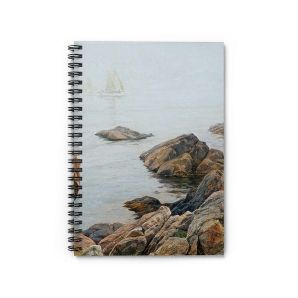 Berndt Lindholm - Fiskare i Morgondimma, Spiral Notebook - Ruled Line - Image 2