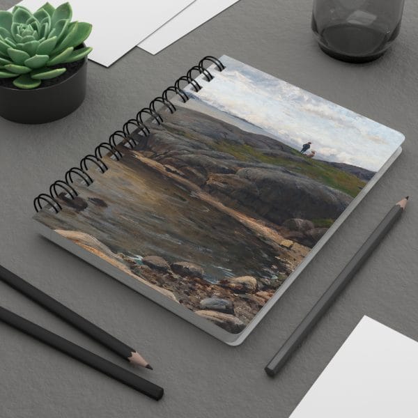 Berndt Lindholm Coastal View, Serene Landscape Nature-Inspired Spiral Bound Journal - Image 8