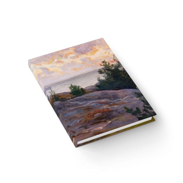 Berndt Lindholm Cliffs by the Shore - Elegant Nordic Coastline - Blank Hardcover Journal