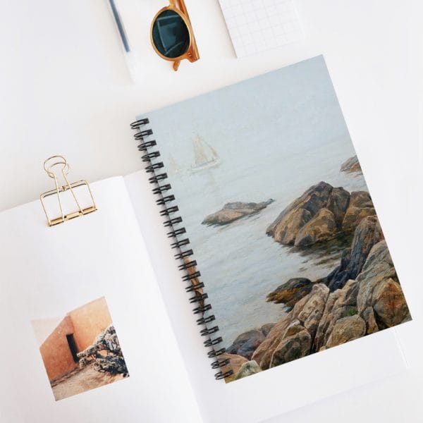 Berndt Lindholm - Fiskare i Morgondimma, Spiral Notebook - Ruled Line - Image 5