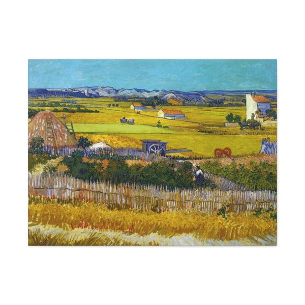 Bring Vincent van Goghs De Oogst to Life on Canvas - A Stunning Harvest Scene, Matte Canvas, Stretched, 1.25" - Image 15