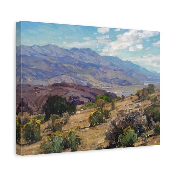 Exploring William Wendt - Masterpiece: Inyo County (1926) - A Timeless Landscape Painting, Matte Canvas, Stretched, 1.25" - Image 5