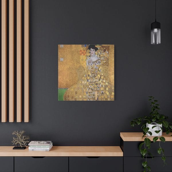 Gustav Klimt's 1907 Iconic Portrait, Adele Bloch-Bauer, Matte Canvas, Stretched, 1.25" - Image 12