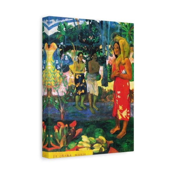 Ia Orana Maria by Paul Gauguin - Premium Canvas Print - Tahitian Art Masterpiece, Matte Canvas, Stretched, 1.25" - Image 6