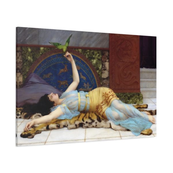 Timeless Elegance - John William Waterhouse & Godwards Dolce Far Niente, 1897, Matte Canvas, Stretched, 1.25" - Image 12