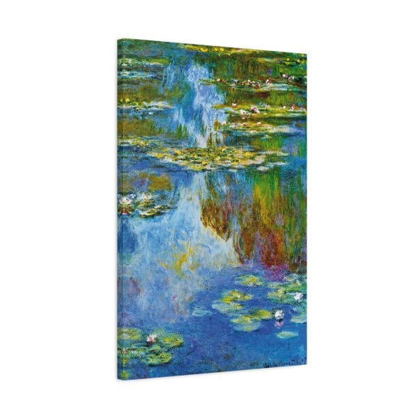 Claude Monet - Iconic Water Lilies (1907) - A Masterpiece of Impressionist Art, Matte Canvas, Stretched, 1.25" - Image 6