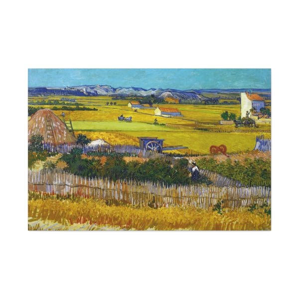Bring Vincent van Goghs De Oogst to Life on Canvas - A Stunning Harvest Scene, Matte Canvas, Stretched, 1.25" - Image 20