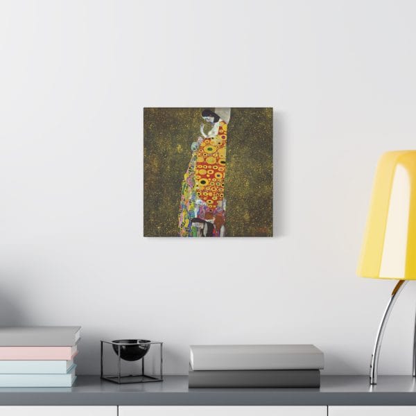 Gustav Klimt 1907 Iconic Work - Hope II, Matte Canvas, Stretched, 1.25" - Image 7