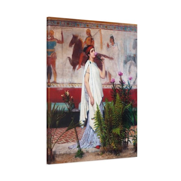 Lawrence Alma Tadema 1869 Masterpiece - A Greek Woman, Matte Canvas, Stretched, 1.25" - Image 12