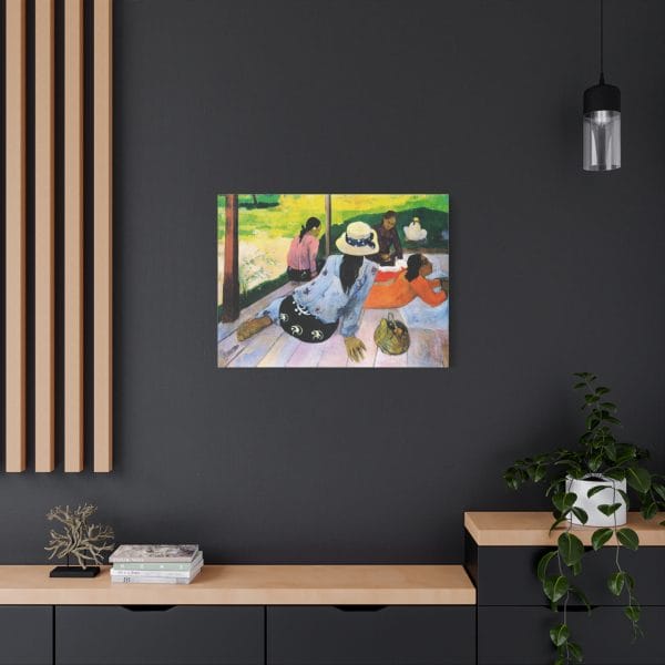 Paul Gauguin - The Siesta (1892-1894) - Transform Your Space with Stunning Canvas Print, Matte Canvas, Stretched, 1.25" - Image 16