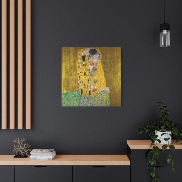 Gustav Klimt's The Kiss (1907 - 1908) - Exquisite Matte Canvas, Stretched, 1.25" - Image 10
