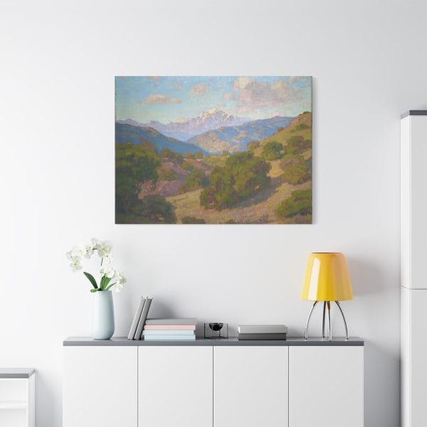 William Wendt Masterpiece Exploring - Mount San Antonio (1912) - A Timeless Landscape Painting, Matte Canvas, Stretched, 1.25" - Image 15