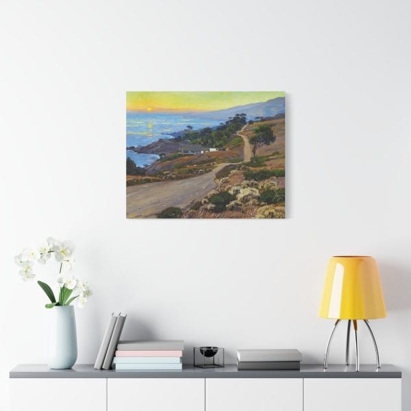 William Wendt Masterpiece - The Old Coast Road (1916) - A Timeless California Landscape, Matte Canvas, Stretched, 1.25" - Image 12