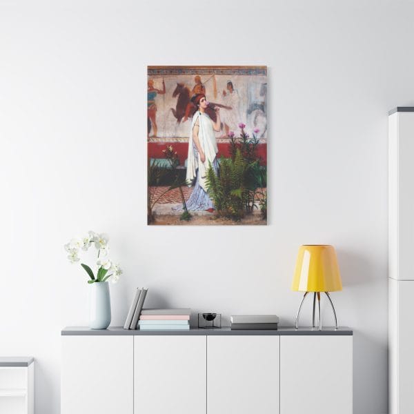 Lawrence Alma Tadema 1869 Masterpiece - A Greek Woman, Matte Canvas, Stretched, 1.25" - Image 13