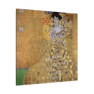 Gustav Klimt's 1907 Iconic Portrait, Adele Bloch-Bauer, Matte Canvas, Stretched, 1.25"