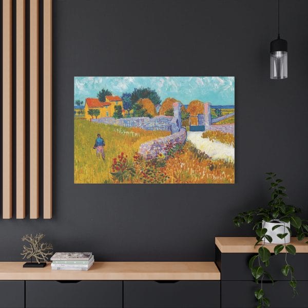 Enhance Your Home with Vincent van Goghs - Farmhouse in Provence, 1888 - on Canvas - A Rustic Masterpiece, Matte Canvas, Stretched, 1.25" - Image 17