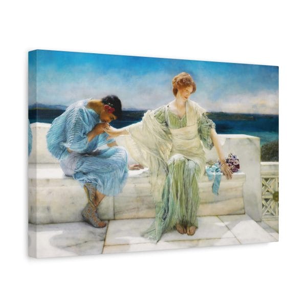 Lawrence Alma-Tadema Masterpiece - Ask Me No More (1906) - A Timeless Classic, Matte Canvas, Stretched, 1.25"