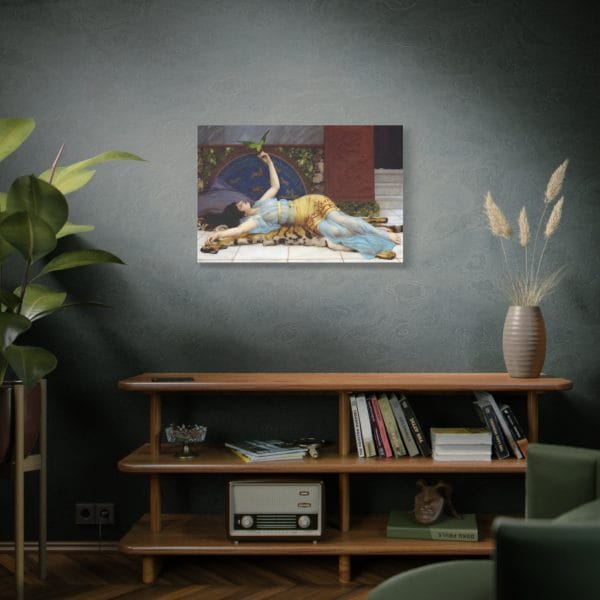 Timeless Elegance - John William Waterhouse & Godwards Dolce Far Niente, 1897, Matte Canvas, Stretched, 1.25" - Image 10