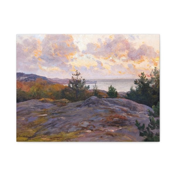 Berndt Lindholm - Cliffs by the Shore - Stunning Nordic Coastal Art, Matte Canvas, Stretched, 1.25" - Image 6
