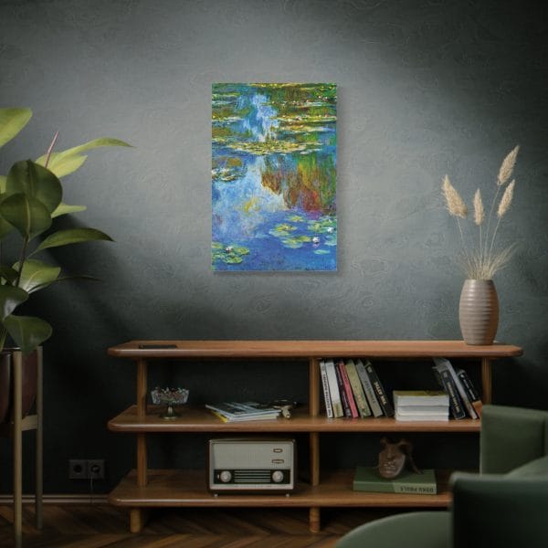 Claude Monet - Iconic Water Lilies (1907) - A Masterpiece of Impressionist Art, Matte Canvas, Stretched, 1.25" - Image 11