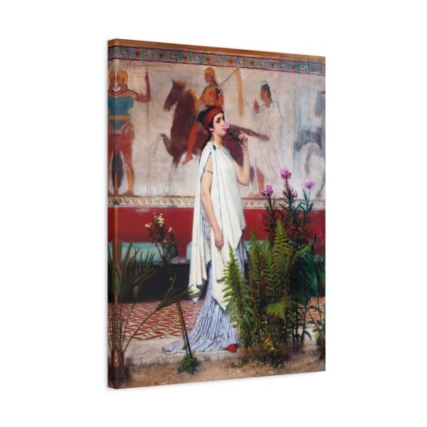 Lawrence Alma Tadema 1869 Masterpiece - A Greek Woman, Matte Canvas, Stretched, 1.25" - Image 7