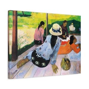 Paul Gauguin - The Siesta (1892-1894) - Transform Your Space with Stunning Canvas Print, Matte Canvas, Stretched, 1.25"